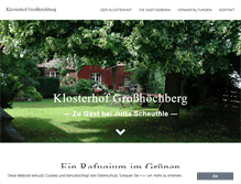 Tablet Screenshot of kultur-klosterhof.de